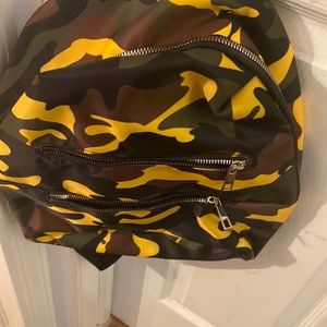 Camo mini backpack
